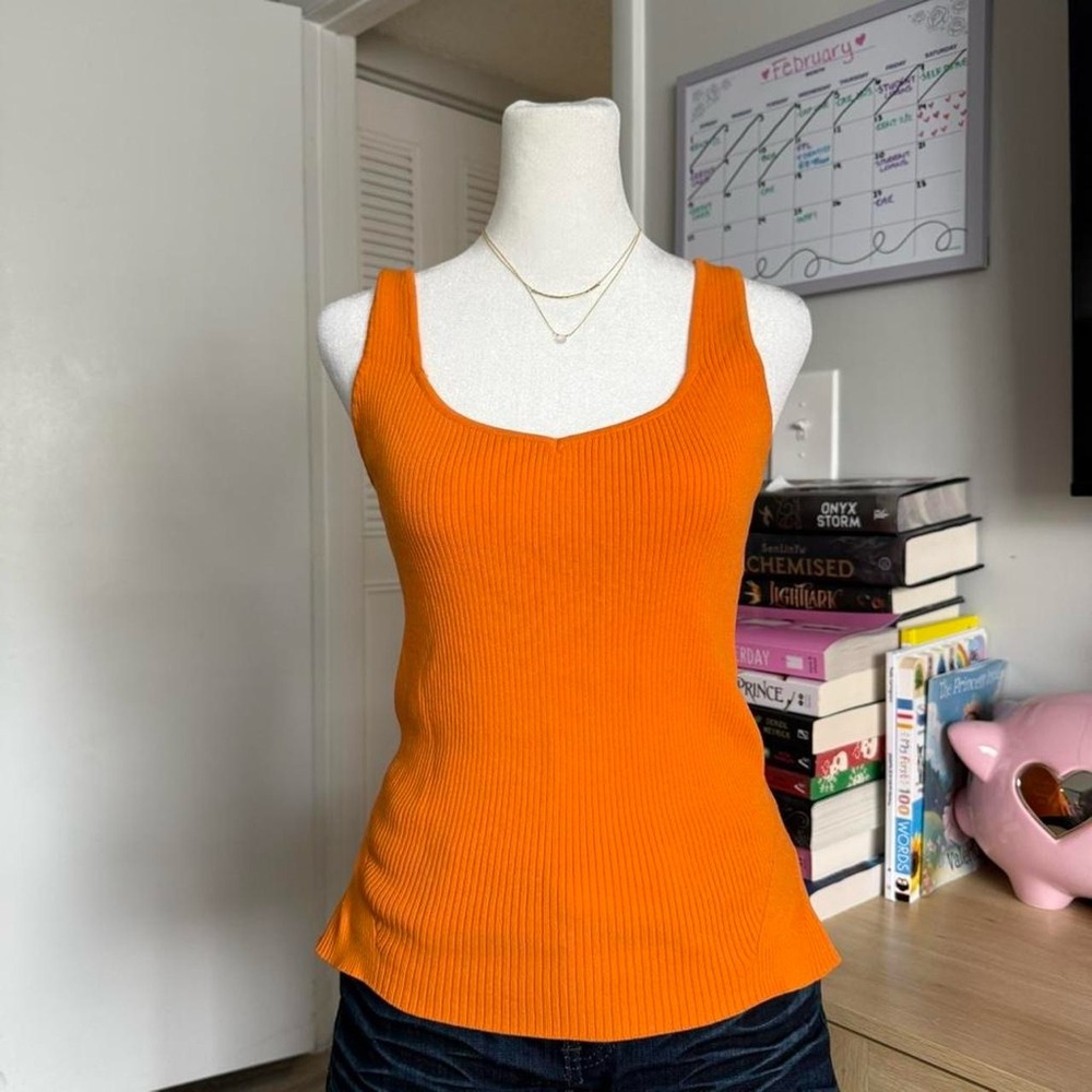 vtg house of harlow 1960 orange cami